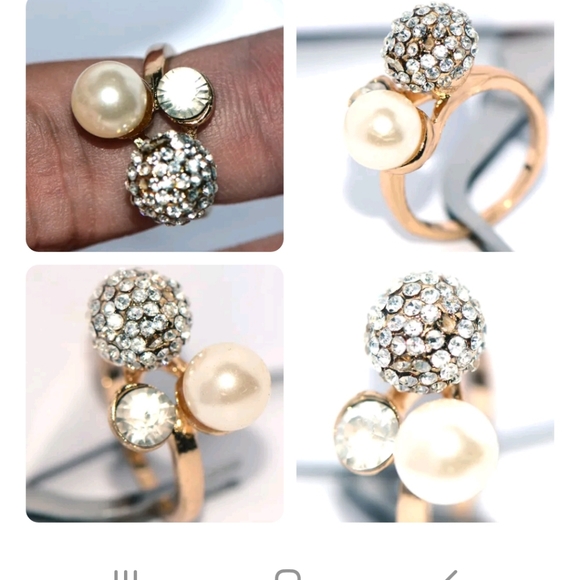 Lovely Pearl Ring Size 10 - Picture 5 of 7